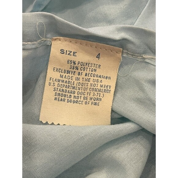 Girl's Vintage 60s 70’s Lot of 2 Nightgown and full slip 4T - Picture 8 of 14